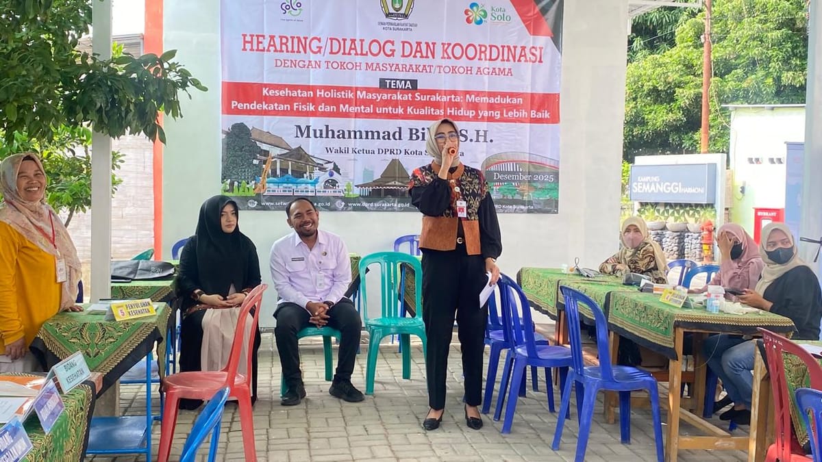 Layanan Kesehatan Holistik Di Solo Diharapkan Wakil Walikota Dekat Dengan Masyarakat.