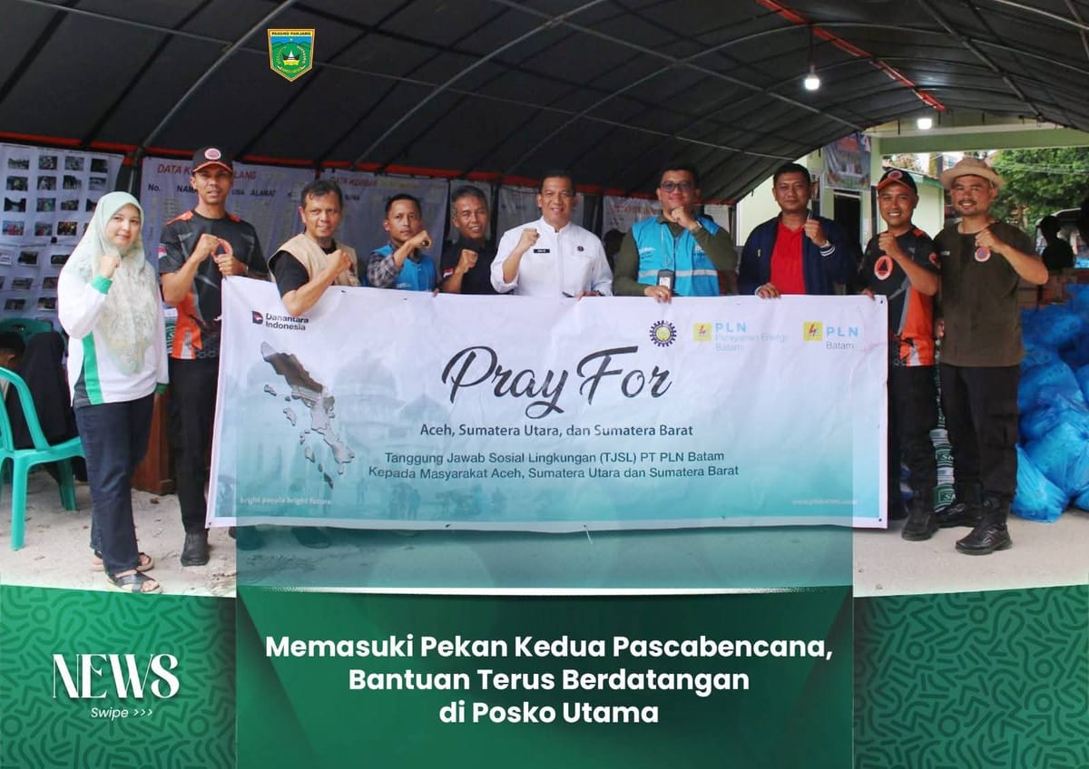 Memasuki Pekan Kedua Pascabencana, Bantuan Terus Berdatangan di Posko Utama