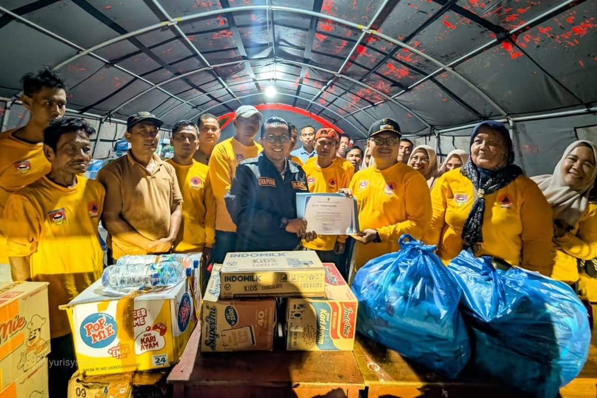 Terima Bantuan bagi Korban dan Masyarakat Terdampak Bencana, Bupati Ucapkan Terima Kasih