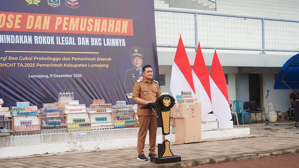 Wabup Lumajang: Pemberantasan Rokok Ilegal Libatkan Partisipasi dan ​ Kesadaran Kolektif Publik