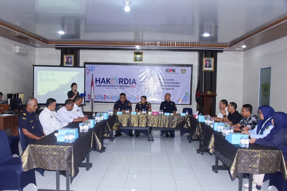 Rakor Bea dan Cukai Bengkalis Bersama Sejumlah Sektor Pelayanan Publik,  Antisipasi dan Mitigasi  Kesiapan Natal dan Tahun Baru