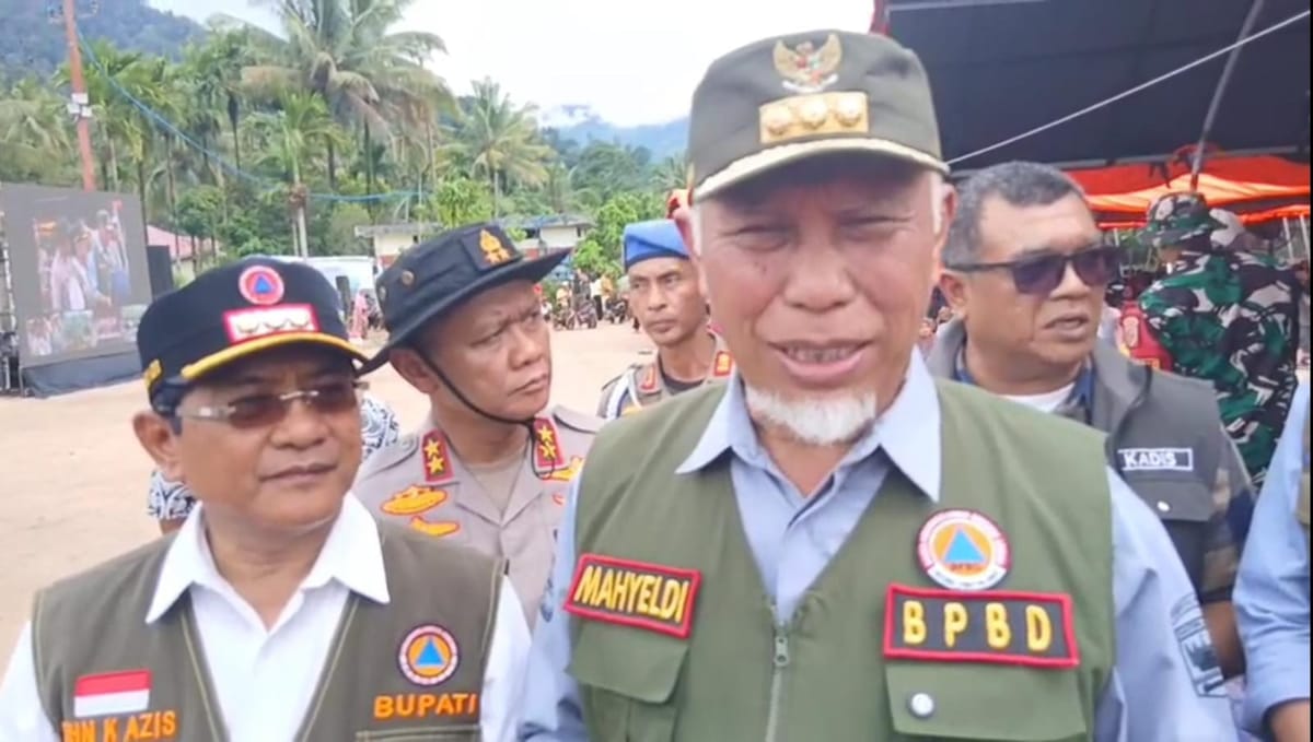 Gubernur Sumbar Desak Daerah Terdampak Segera Siapkan Lahan Huntara