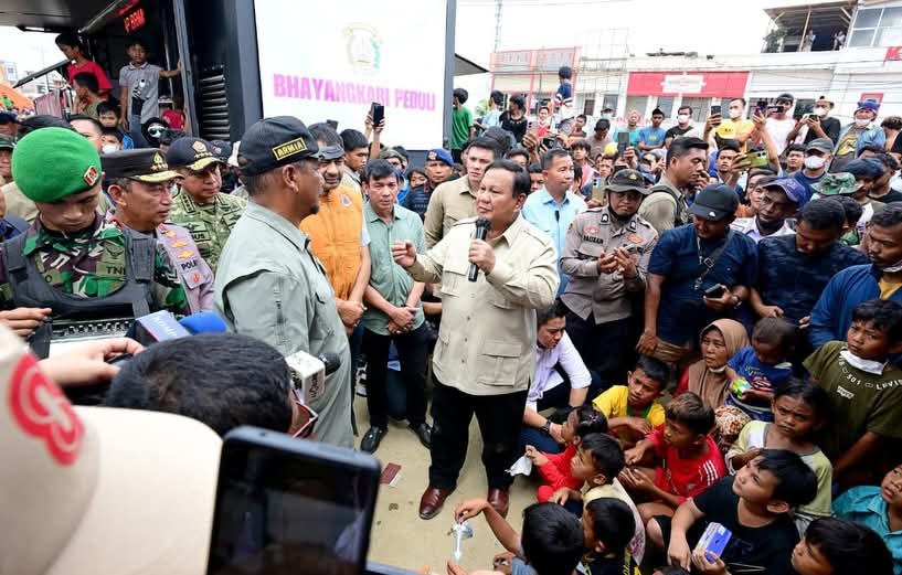Presiden Prabowo Tinjau Dampak Banjir di Aceh Tamiang, Aceh Tengah dan Bener Meriah