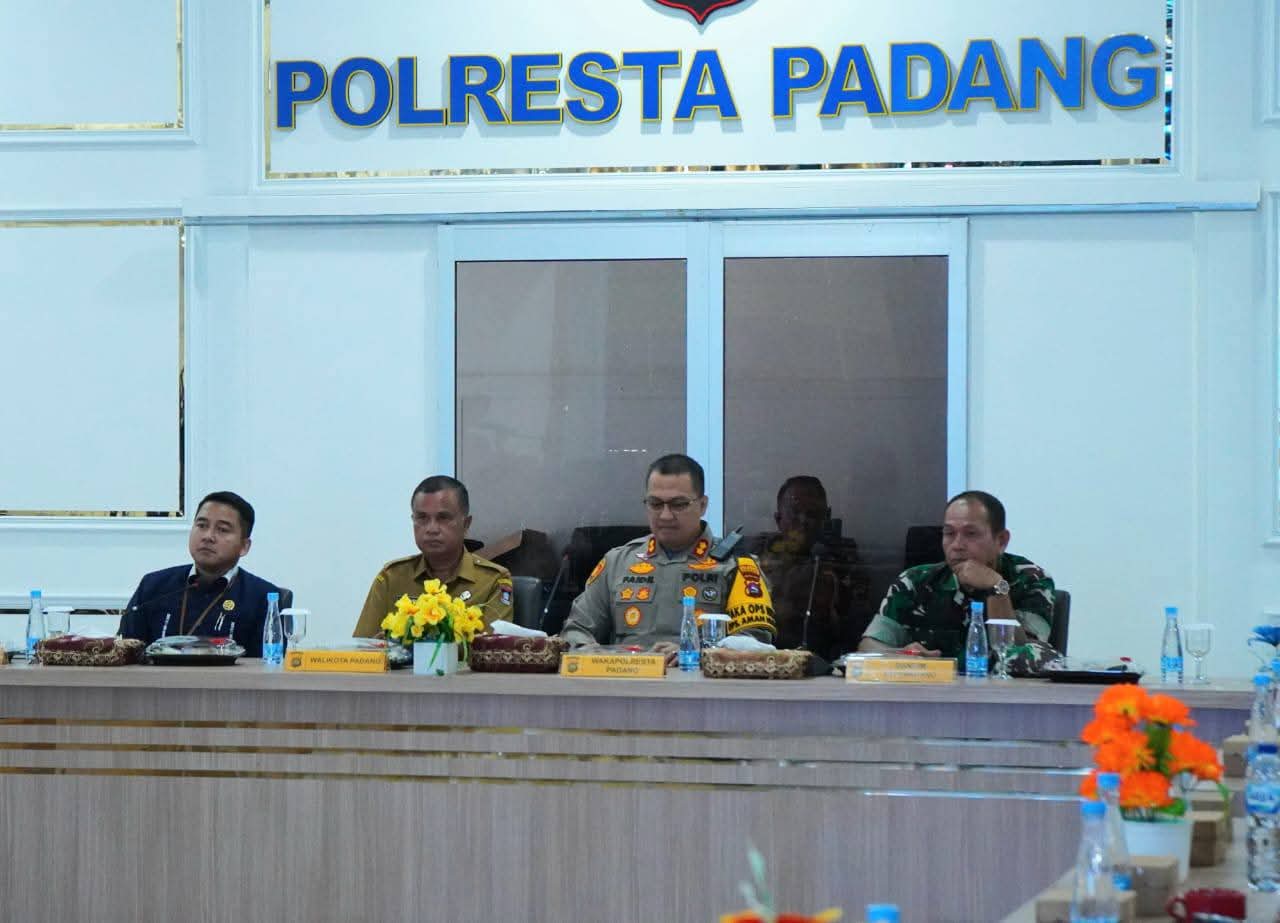 Pemko Bersama Polresta Padang Siap Wujudkan Nataru Aman dan Damai
