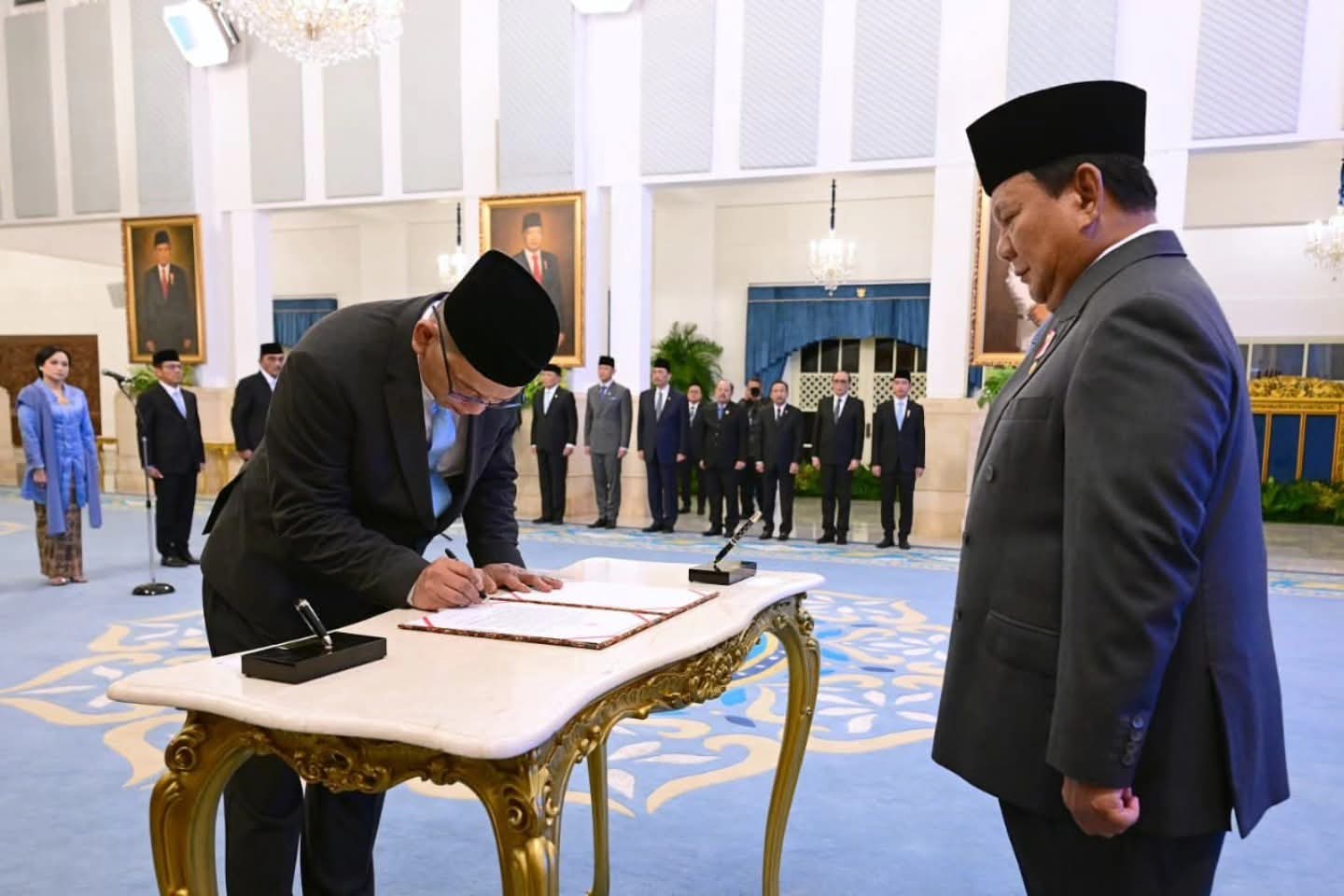 Presiden Prabowo Subianto Lantik Enam Duta Besar RI untuk Negara Sahabat
