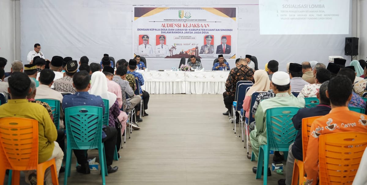 Program Jaksa Jaga Desa: Upaya Pemkab Kuansing  Ciptakan Transparansi Penggunaan Keuangan Daerah
