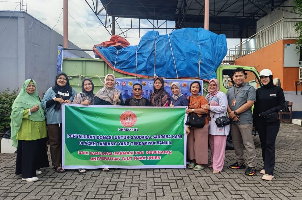 Fakultas Farmasi dan Kesehatan Universitas Tjut Nyak Dhien Medan, Bantu Korban Banjir Tamiang Aceh