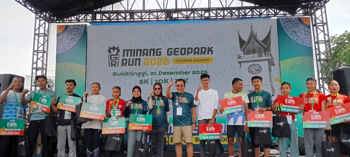 Minang Geopark Run 2025, Wujud Peduli Kondisi Sumbar