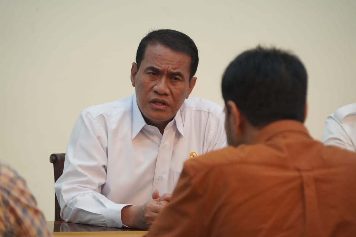 Terima Gubernur Mualem, Mentan Tegaskan Segera Pulihkan Sawah Terdampak Banjir di Aceh