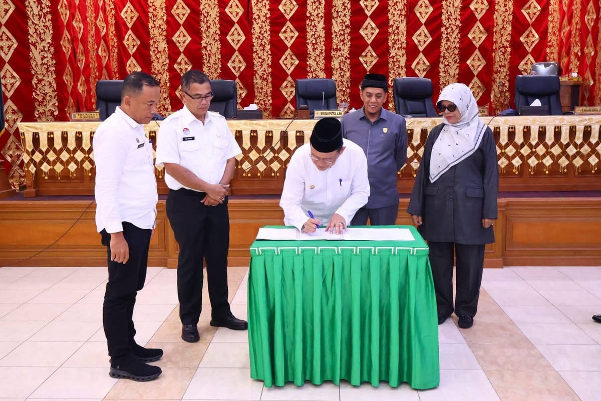 Perda Penanaman Modal Disahkan, Pemko Payakumbuh Bidik Iklim Investasi yang Lebih Pasti