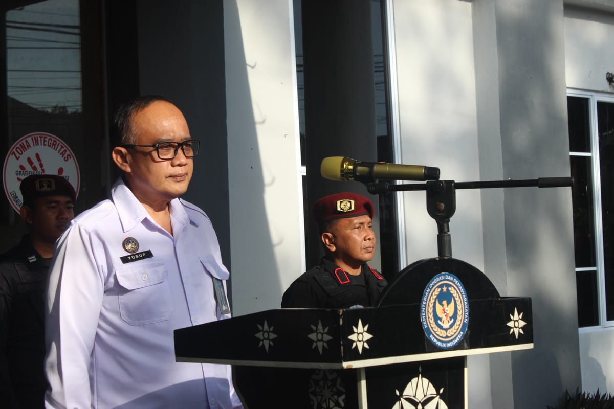 Lapas Kelas IIA Bengkalis Gelar Apel Siaga Pengamanan Natal dan Tahun Baru