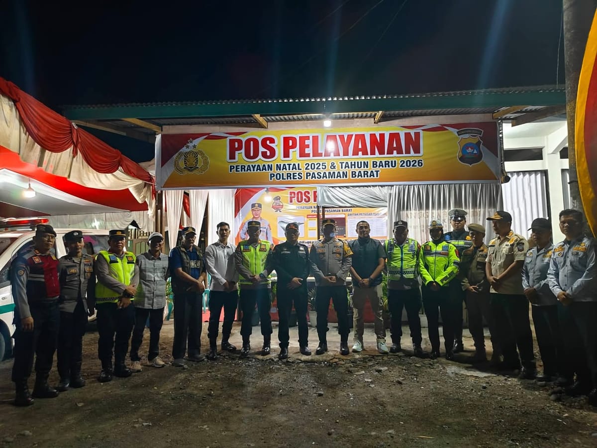 Pemkab Pasaman Barat Bersama Polres Pastikan Perayaan Natal 2025 Berlangsung Aman dan Kondusif