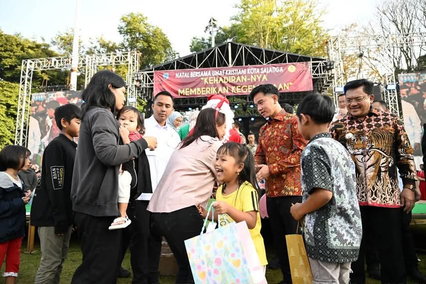Hadiri Perayaan Natal Bersama, Wapres Gibran Apresiasi Salatiga sebagai Kota Paling Toleran di Indonesia