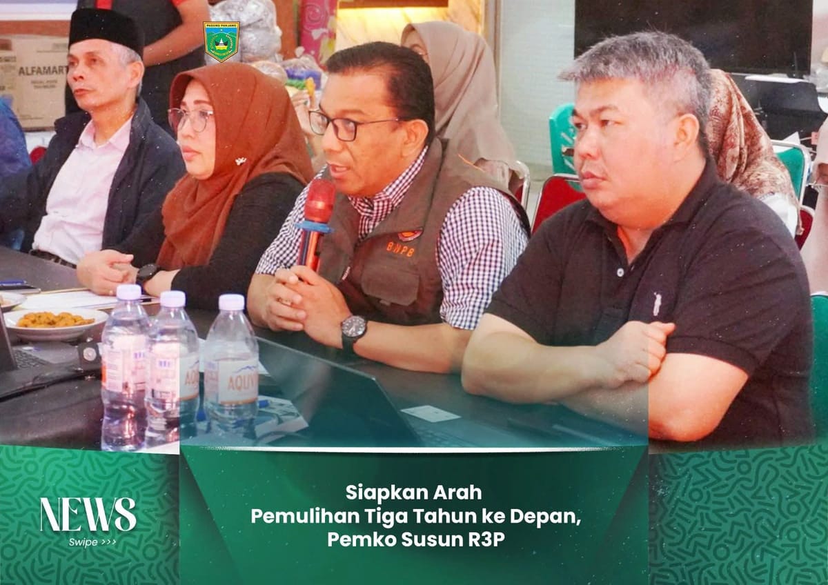 Siapkan Arah Pemulihan Tiga Tahun ke Depan, Pemko Padang Panjang Susun R3P