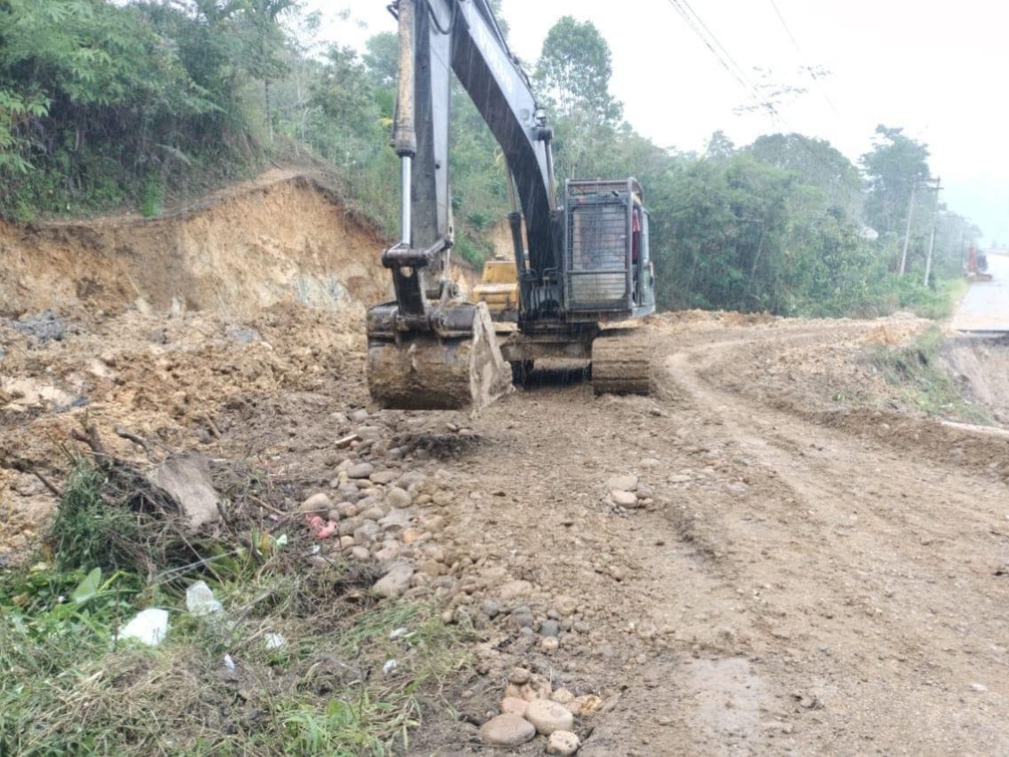 Akses Jalan Nasional Tarutung–Batas Taput/Tapteng Tembus 42 Km