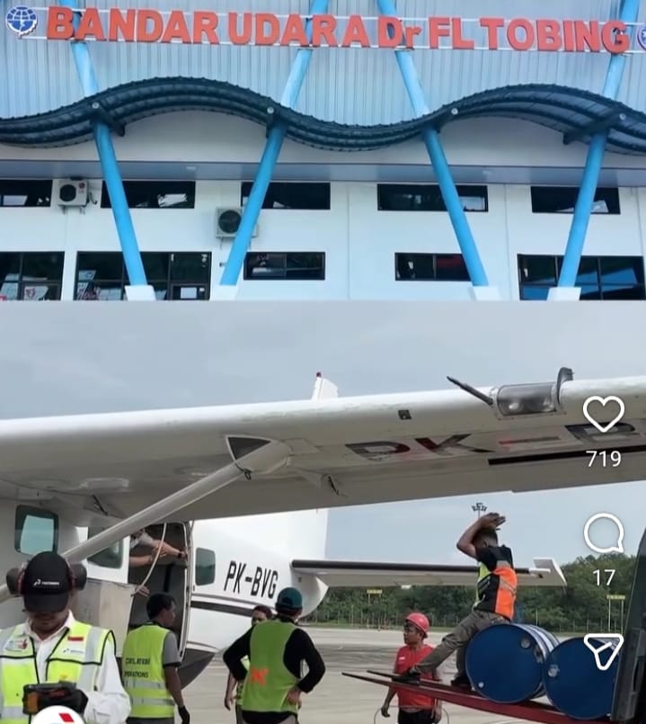 Pengiriman Logistik Harian Melalui Udara ke Aceh Masih di Bawah Target