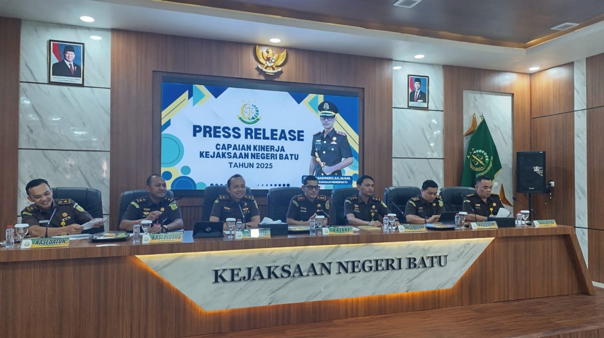 Kejari Kota Batu Tancap Gas! Selamatkan Rp 522 Miliar, Perkara Melampaui Target Sepanjang 2025