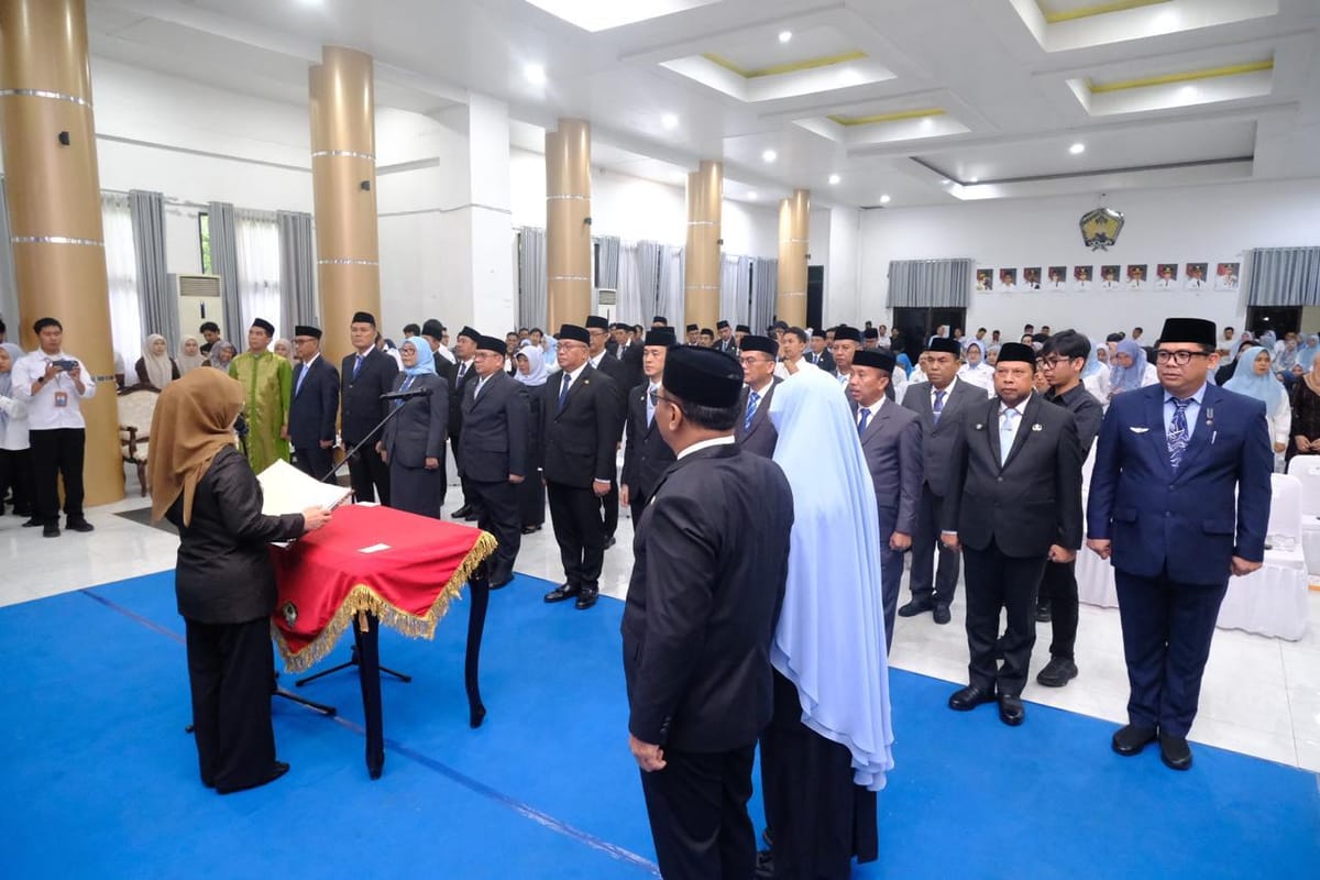 Perkuat Tata Kelola Pemerintahan, Bupati Gowa Lantik Pejabat Pimpinan Tinggi Pratama