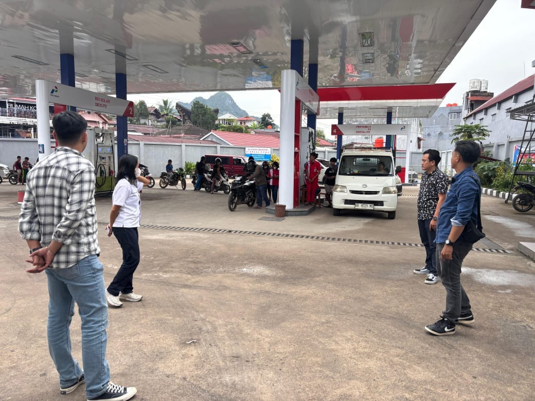 Satreskrim Polres Toraja Utara Pantau SPBU Cegah Pelangsir BBM