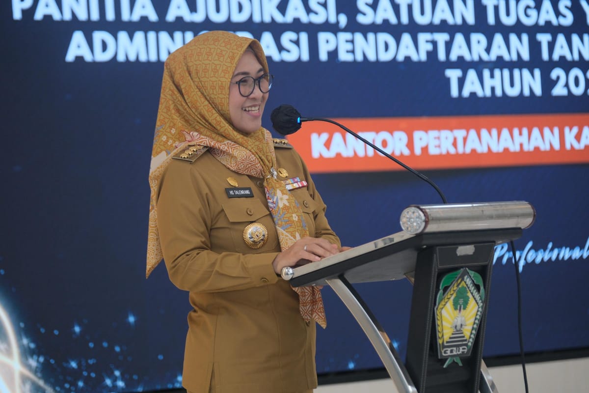 Lantik Panitia PTSL 2026, Bupati Gowa Tekankan Integritas dan Profesionalisme