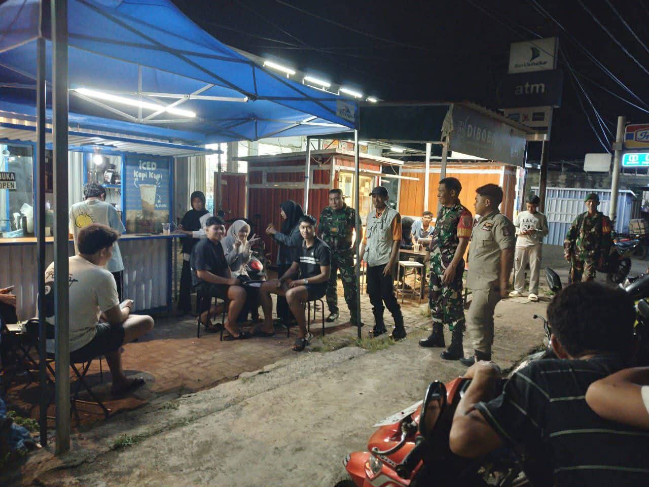 Kodim 1425/ Jeneponto Perkuat Keamanan  Wilayah lewat Patroli Malam