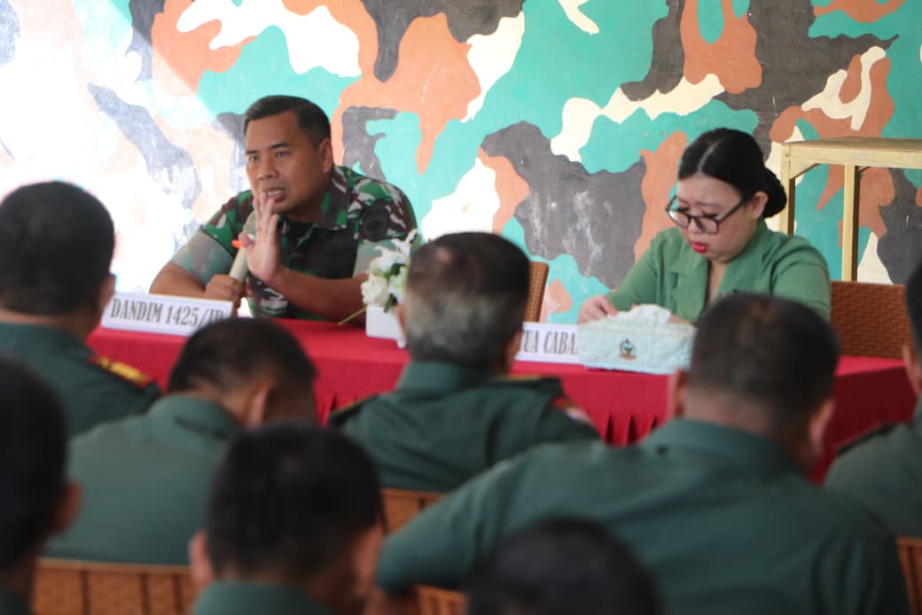 Dan Dim 1425/Jeneponto : "Soliditas Prajurit berawal dari Keluarga Harmonis"