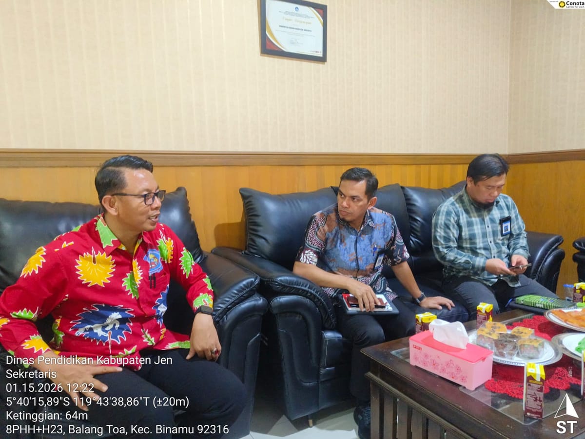 Perwakilan Kemen Pendidikan Kunjungi Balai Besar Guru dan Tenaga Kependidikan BBGTK Prov Sulsel