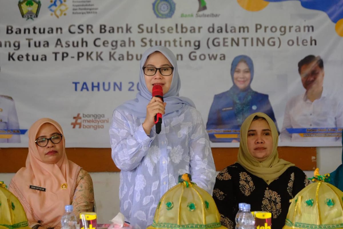 Kolaborasi PKK Gowa dan Bank Sulselbar,Perkuat Pencegahan Stunting