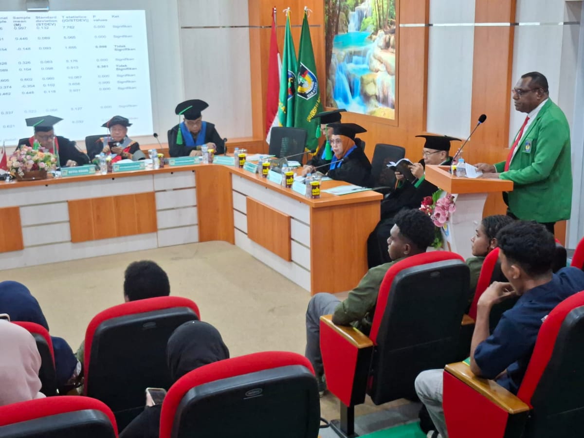 Putra Papua Raih Gelar Pendidikan Tertinggi di Program Pascasarjana UMI Makassar