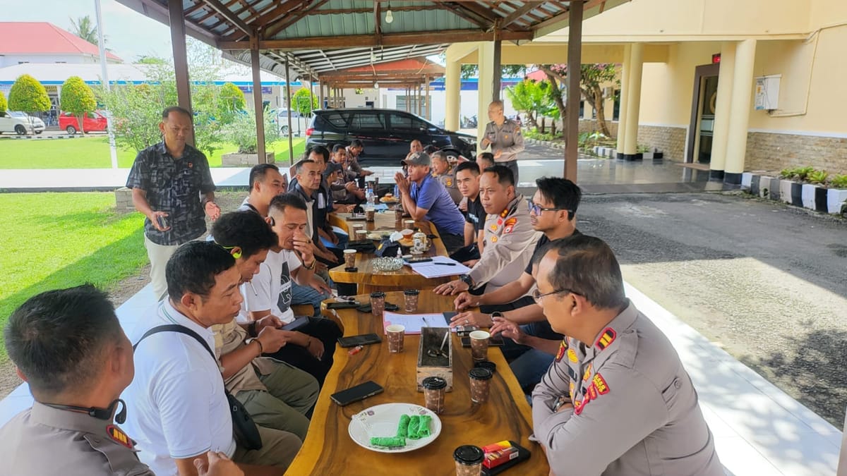 Kapolres Jeneponto Gelar Silaturrahmi terbuka dengan Insan Pers