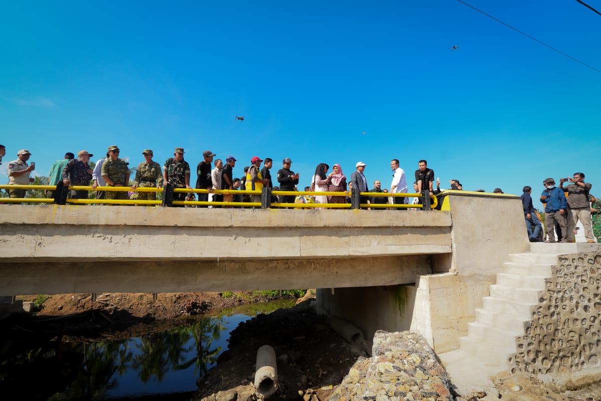 Gubernur Sulsel, Jembatan Sungai Balangpangi Penggerak Ekonomi Sinjai - Bulukumba