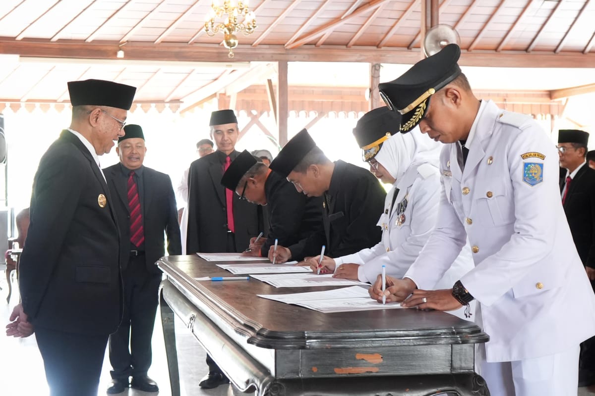 Penataan SOTK Baru, Bupati Banyumas Lantik 159 Pejabat