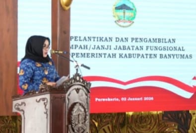 Wakil Bupati Banyumas Lantik 318 Pejabat Fungsional.