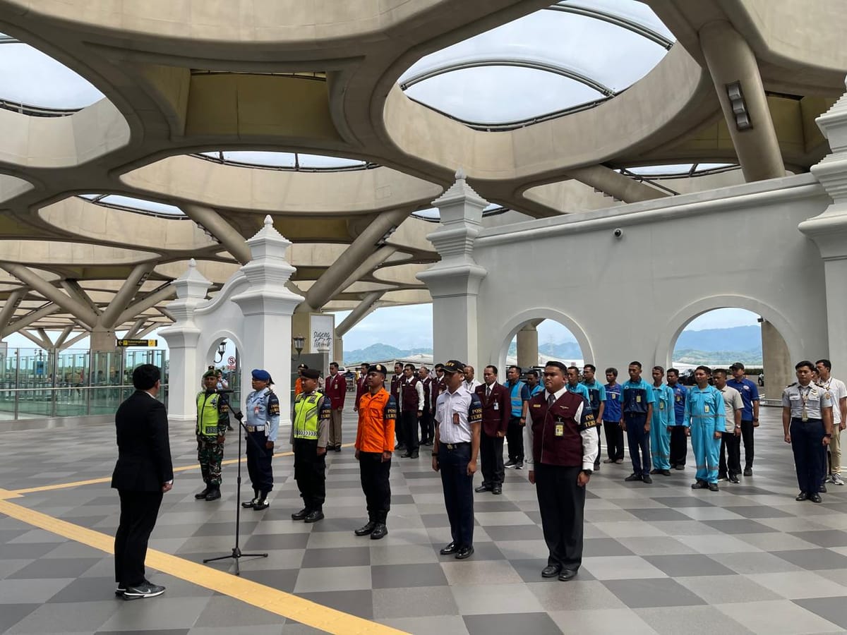 YIA Tutup Posko Terpadu Angkutan Udara Natal 2025 dan Tahun Baru 2026
