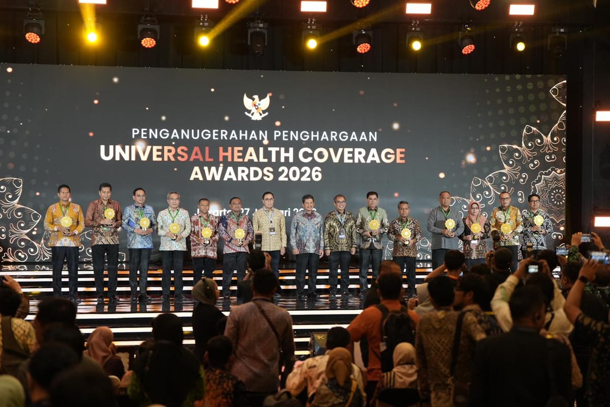 Pemkab Sleman Raih Penghargaan Universal Health Coverage Kategori Madya