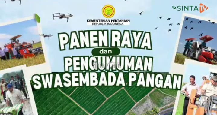 Gubernur Lampung dan Jateng Pagi Ini Ikuti Panen Raya  Secara Virtual dari Pesawaran Lampung
