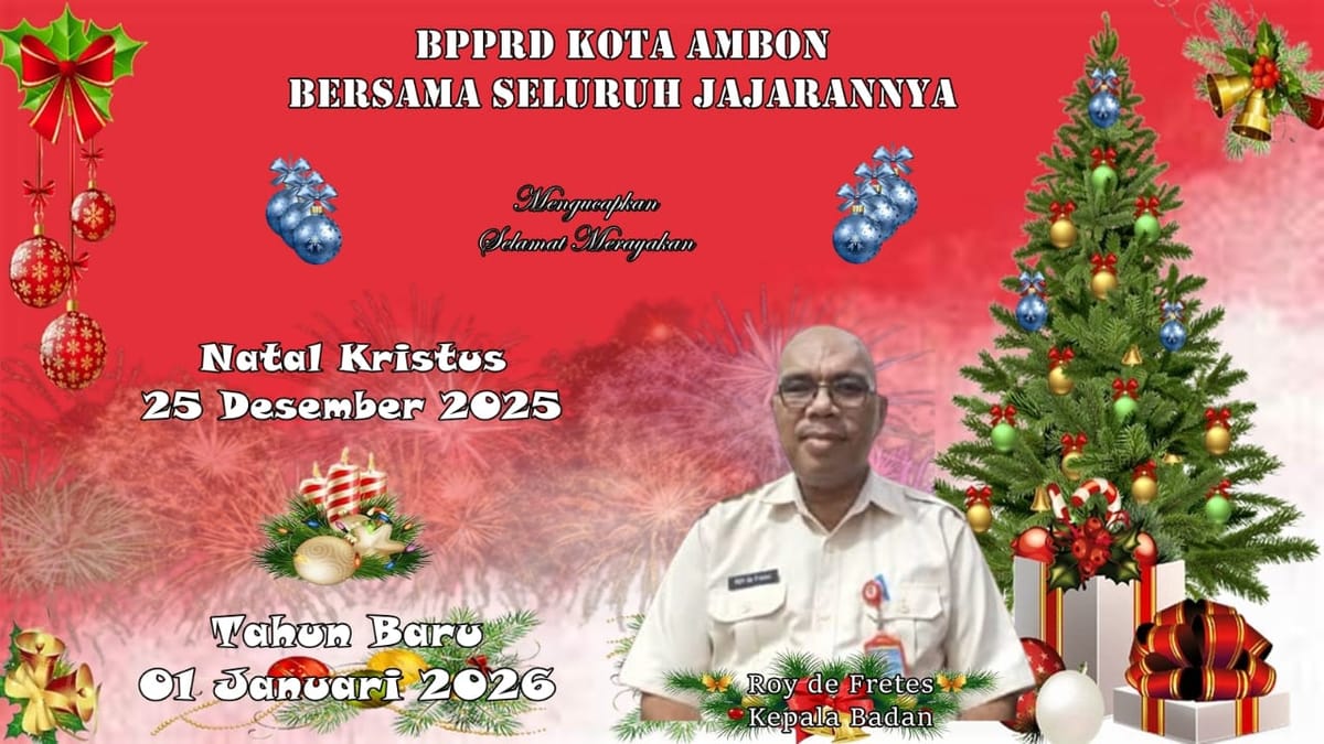 Kepala BPPRD Kota Ambon