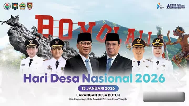 Wakili Gubernur, Kadis PMDT Provinsi Lampung Hadiri Peringatan Hardesnas di Boyolali