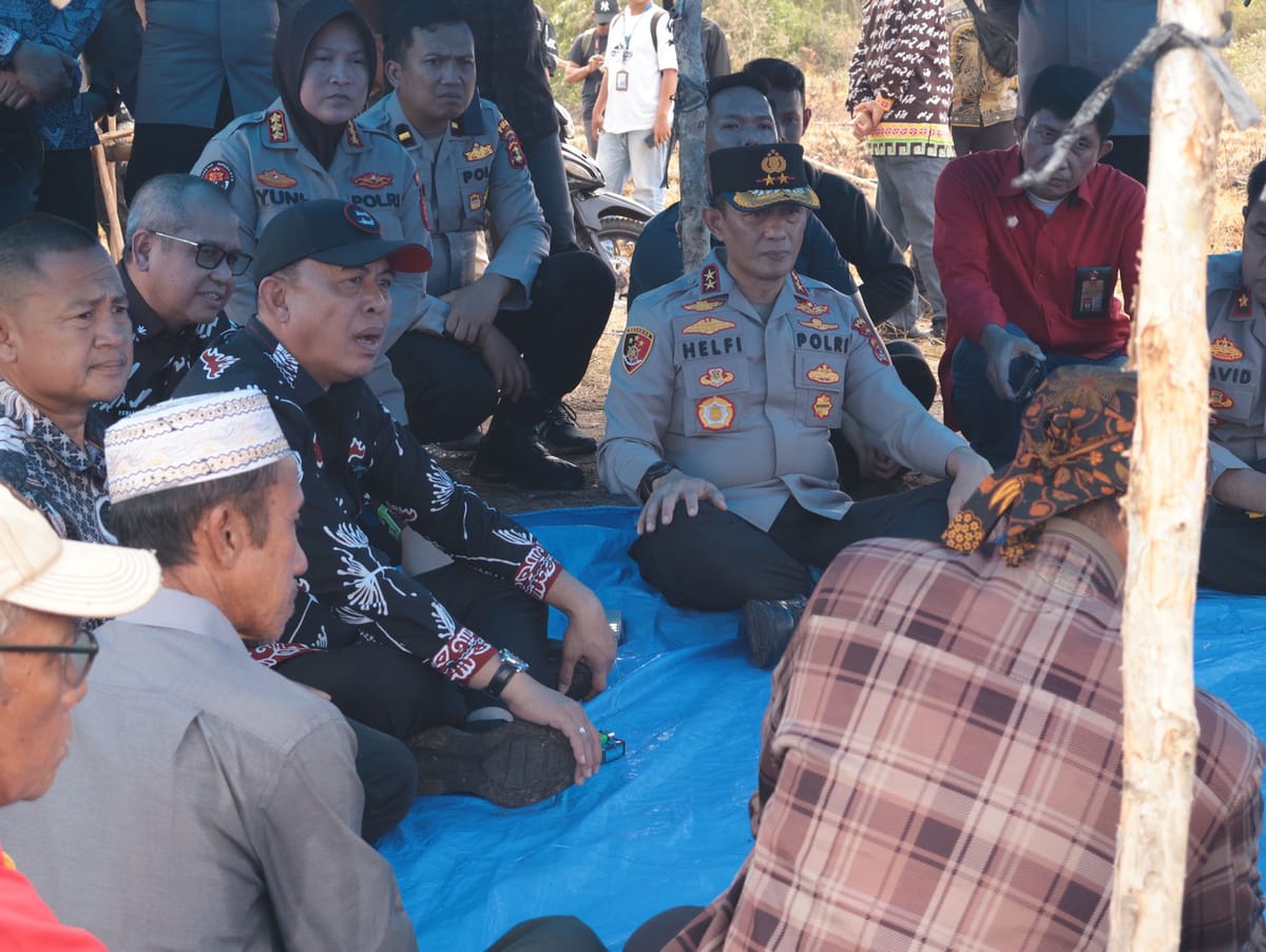Tangani Konflik Lahan Rawa Insenpatow Bonow, Kapolda Lampung Lakukan Mediasi