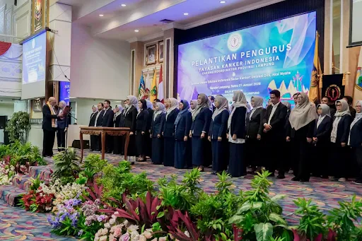 Pengurus YKI Wilayah Lampung Dilantik, Wagub Jihan Dikukuhkan Sebagai Ketua