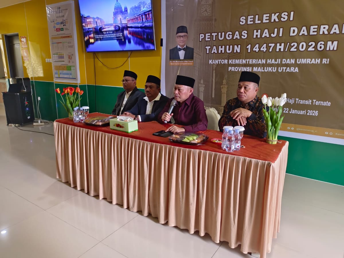Pelaksanaan Seleksi PHD Malut Digelar, Wagub Harap Berikan Pelayanan Terbaik Untuk Jemaah Haji