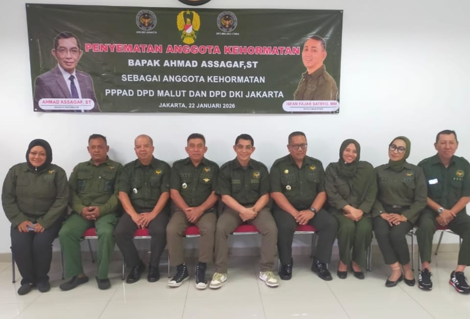 Ketua Umum FORKI Malut Ahmad Assagaf Dikukuhkan Jadi Anggota Kehormatan PPPAD DKI Jakarta – Maluku Utara