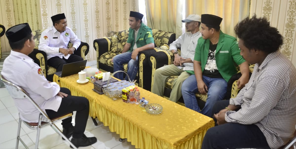 PC GP ANSOR Sambangi Kemenag Halbar Perkuat Sinergi Merawat Kerukunan