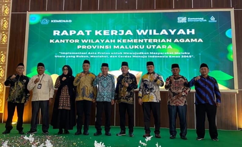 Merawat Silaturahmi dan Menguatkan Sinergi Kanwil Kemenhaj Malut Hadir di Rakerwil Kemenag