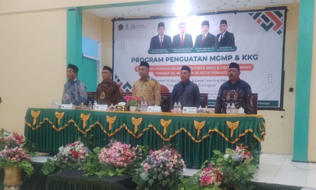Tingkat Pembelajaran, Kemenag Kota Ternate Laksanakan MGMP dan KKG Tingkat Madrasah Aliyah