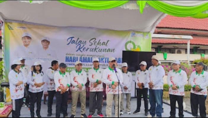 Muhammad Yusi Abdhian : Jalan Sehat Kerukunan Perkuat Kerukunan Umat Melalui Falsafah Huma Betang