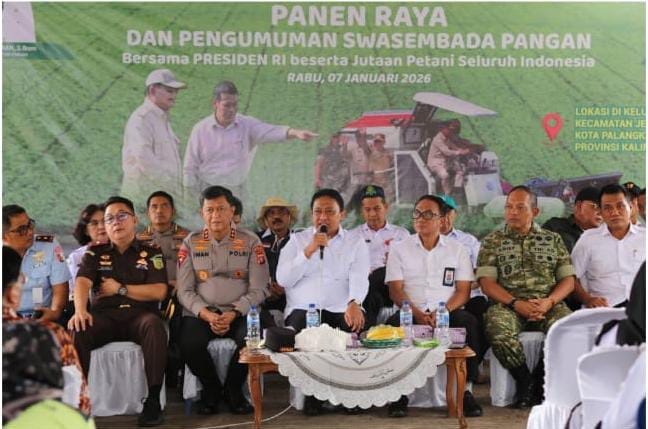 Swasembada Pangan Diumumkan Presiden, Pemprov Kalteng Tegaskan Siap Kawal Program Strategis Nasional