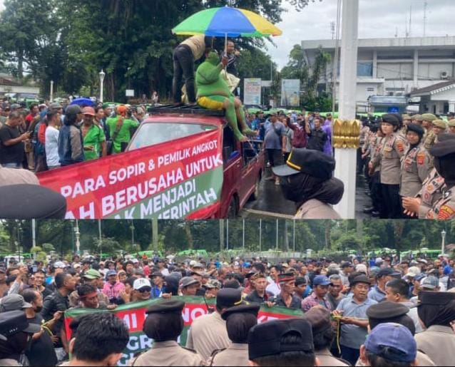 Ketegangan Sopir Angkot Pecah, Pendekatan Humanis TNI–Polri Kunci Kondusivitas?