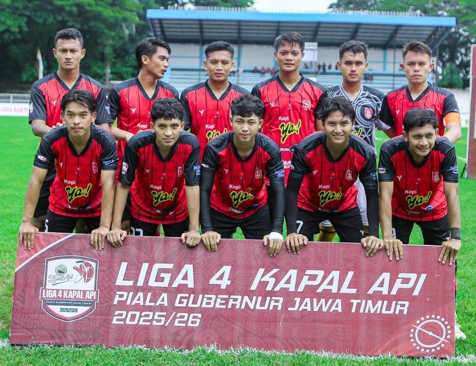 PSMP Lolos Babak 16 Besar Liga 4 Kopi Kapal Api Piala Gubernur Jatim 2025-2026