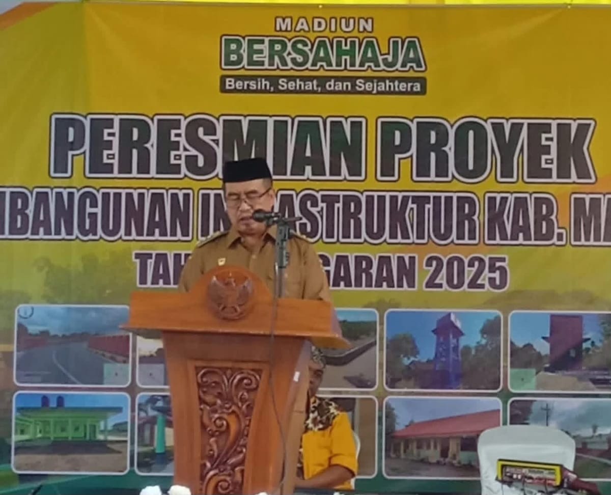 Tancap Gas Pembangunan, Bupati Madiun Resmikan 10 Proyek Infrastruktur Strategis 2025